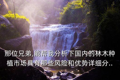 那位兄弟,能幫我分析下國內(nèi)的林木種植市場具有那些風(fēng)險和優(yōu)勢詳細(xì)分...