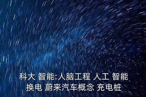  科大 智能:人腦工程 人工 智能 換電 蔚來(lái)汽車概念 充電樁