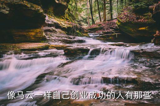 像馬云一樣自己創(chuàng)業(yè)成功的人有那些