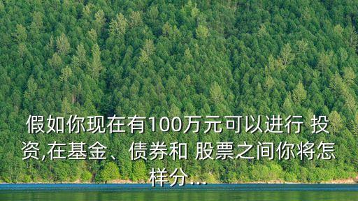 100萬股票投資計劃書,大學(xué)生股票投資計劃書模板