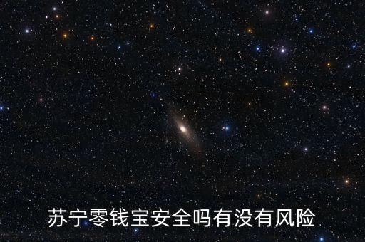 蘇寧零錢寶安全嗎有沒有風險