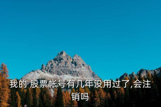 我的 股票帳號(hào)有幾年沒(méi)用過(guò)了,會(huì)注銷嗎