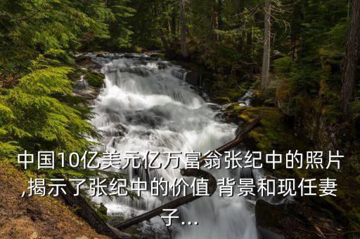 中國10億美元億萬富翁張紀(jì)中的照片,揭示了張紀(jì)中的價(jià)值 背景和現(xiàn)任妻子...