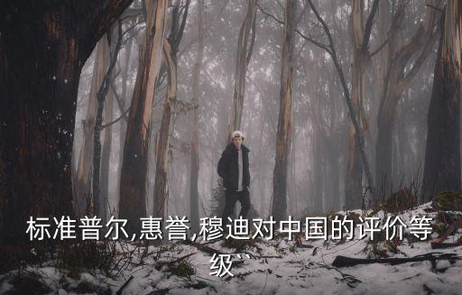 國際三大評級機構對中國的評級,全球三大評級機構評級程序和標準