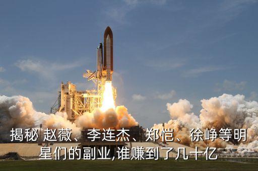 揭秘 趙薇、李連杰、鄭愷、徐崢等明星們的副業(yè),誰(shuí)賺到了幾十億