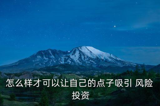 風險投資的理念,中國風險投資有限公司