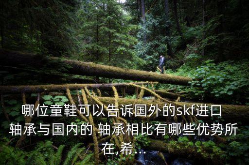 哪位童鞋可以告訴國外的skf進(jìn)口 軸承與國內(nèi)的 軸承相比有哪些優(yōu)勢所在,希...