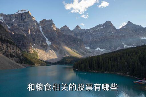 和糧食相關的股票有哪些