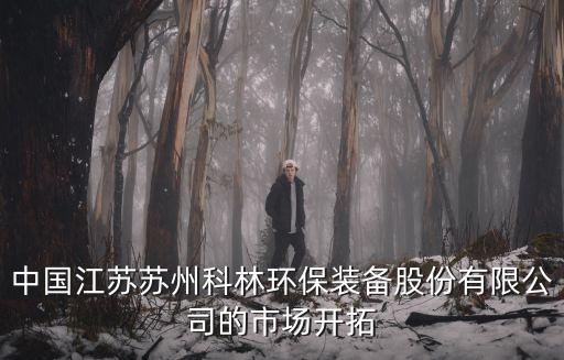 中國江蘇蘇州科林環(huán)保裝備股份有限公司的市場開拓
