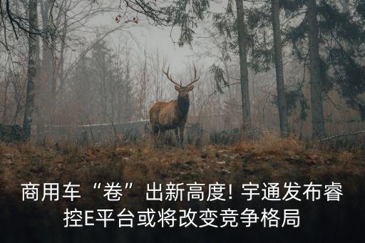 商用車“卷”出新高度! 宇通發(fā)布?？谽平臺(tái)或?qū)⒏淖兏?jìng)爭(zhēng)格局