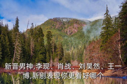 新晉男神,李現、肖戰(zhàn)、劉昊然、王一博,新劇表現你更看好哪個