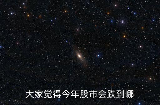 大家覺(jué)得今年股市會(huì)跌到哪