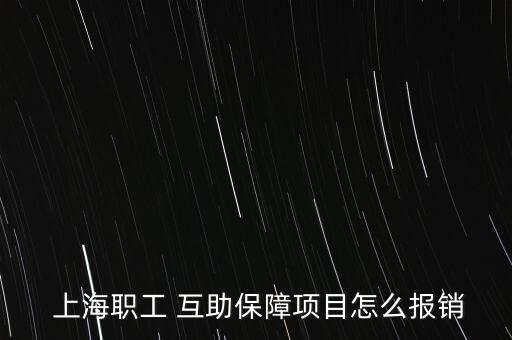  上海職工 互助保障項(xiàng)目怎么報(bào)銷(xiāo)