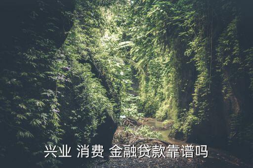 興業(yè) 消費 金融貸款靠譜嗎