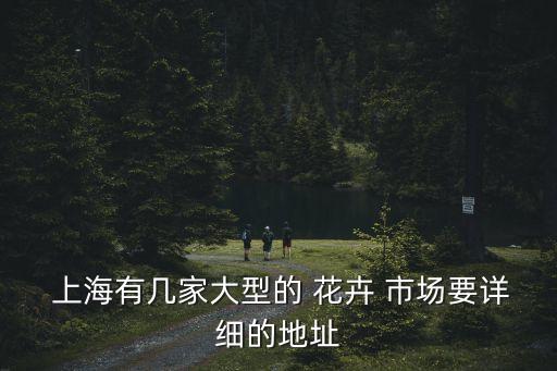 上海大龍花卉市場,上?；ɑ苁袌鲆挥[表