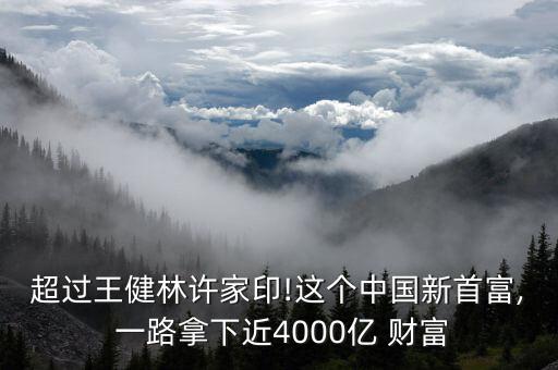 超過王健林許家印!這個中國新首富, 一路拿下近4000億 財(cái)富