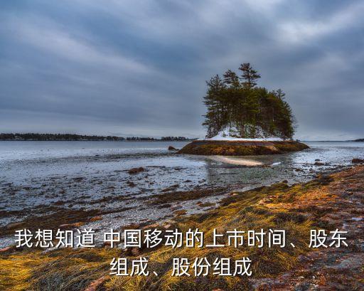 我想知道 中國(guó)移動(dòng)的上市時(shí)間、股東組成、股份組成