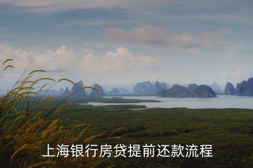  上海銀行房貸提前還款流程