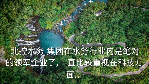  北控水務 集團在水務行業(yè)內是絕對的領軍企業(yè)了,一直比較重視在科技方面...
