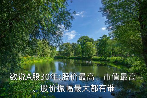 數(shù)說A股30年:股價(jià)最高、市值最高、股價(jià)振幅最大都有誰