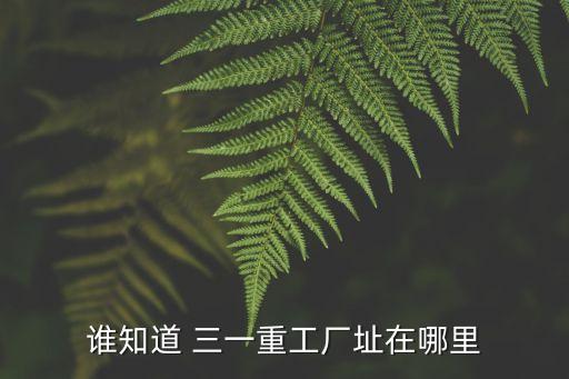 三一搬遷北京,星沙三一什么時候搬遷