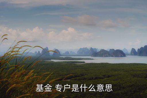 基金專戶產(chǎn)品由誰監(jiān)管,公募基金專戶產(chǎn)品是私募