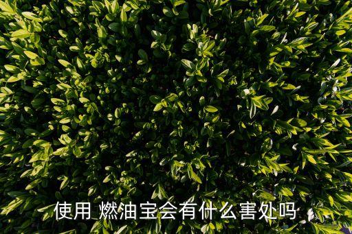 中國石化燃油寶怎么樣
