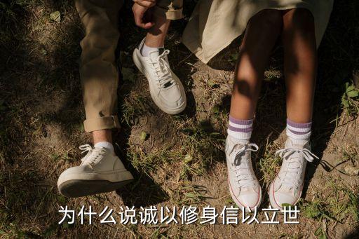 為什么說誠(chéng)以修身信以立世