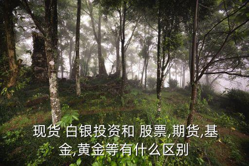現(xiàn)貨白銀和股票