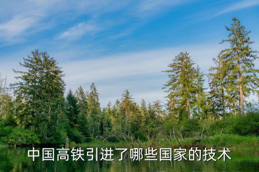 中國高鐵引進(jìn)了哪些國家的技術(shù)