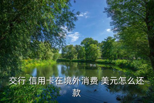 交行 信用卡在境外消費(fèi) 美元怎么還款