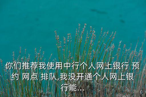中國銀行網(wǎng)點預(yù)約排隊,深圳中國銀行預(yù)約排隊