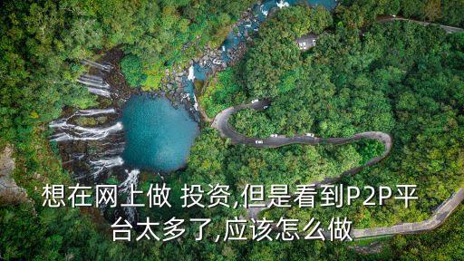 想在網(wǎng)上做 投資,但是看到P2P平臺(tái)太多了,應(yīng)該怎么做