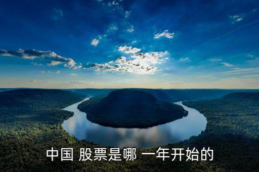 中國(guó) 股票是哪 一年開(kāi)始的