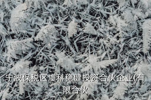 寧波保稅區(qū)虞科穩(wěn)健投資合伙企業(yè)(有限合伙