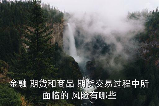 金融 期貨和商品 期貨交易過程中所面臨的 風(fēng)險(xiǎn)有哪些