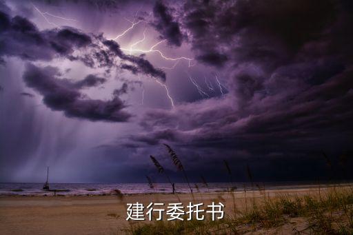 建行委托書