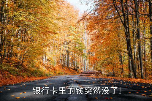 銀行卡錢不見了,存錢進銀行卡錢不見了