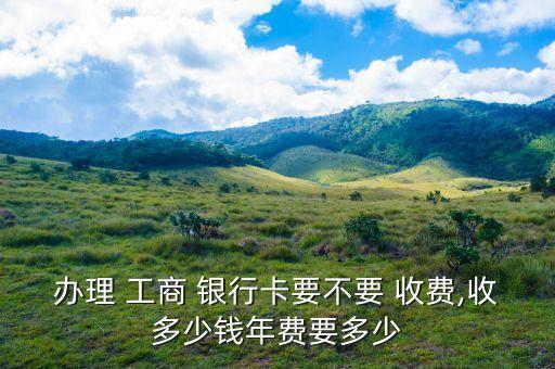 辦理 工商 銀行卡要不要 收費(fèi),收多少錢(qián)年費(fèi)要多少