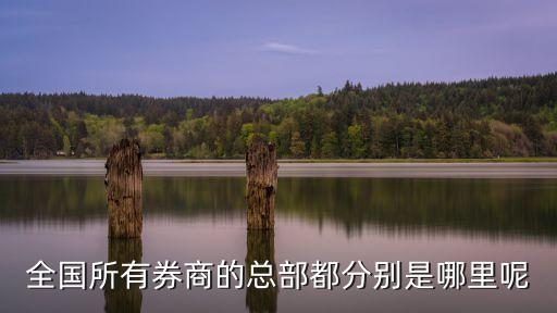 全國所有券商的總部都分別是哪里呢
