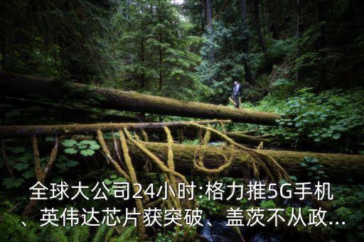 全球大公司24小時(shí):格力推5G手機(jī)、英偉達(dá)芯片獲突破、蓋茨不從政…