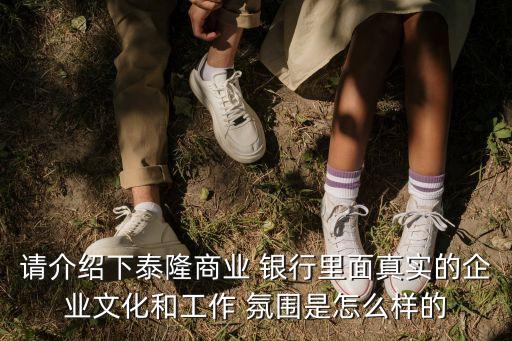 請介紹下泰隆商業(yè) 銀行里面真實的企業(yè)文化和工作 氛圍是怎么樣的