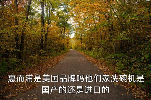 美國惠而浦公司,中國惠而浦和美國惠而浦