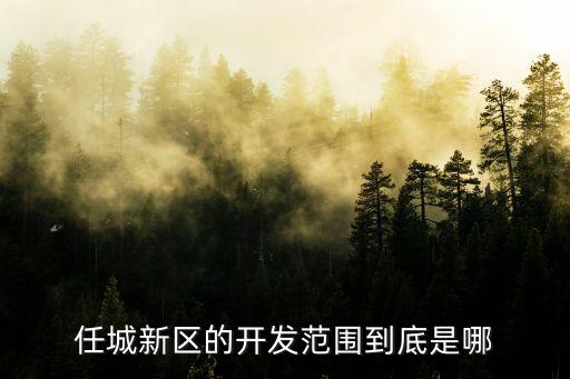 任城新區(qū)的開發(fā)范圍到底是哪