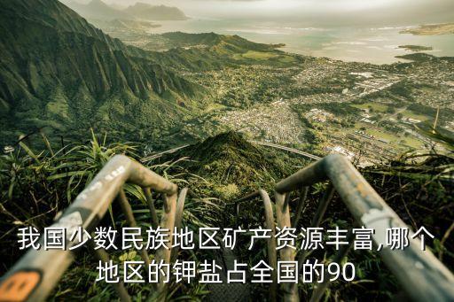 我國少數(shù)民族地區(qū)礦產(chǎn)資源豐富,哪個地區(qū)的鉀鹽占全國的90