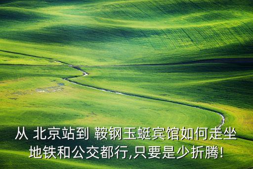 從 北京站到 鞍鋼玉蜓賓館如何走坐地鐵和公交都行,只要是少折騰!