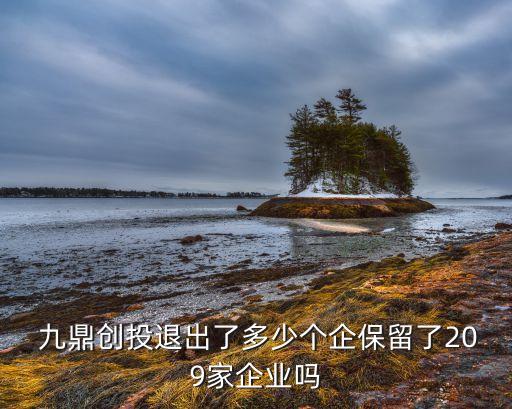 九鼎創(chuàng)投退出了多少個企保留了209家企業(yè)嗎