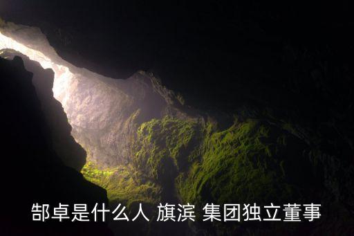 郜卓是什么人 旗濱 集團獨立董事