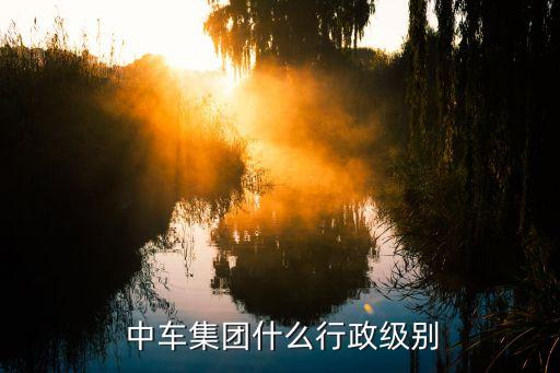  中車集團(tuán)什么行政級(jí)別