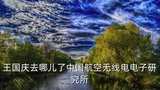 王國(guó)慶去哪兒了中國(guó)航空無(wú)線電電子研究所